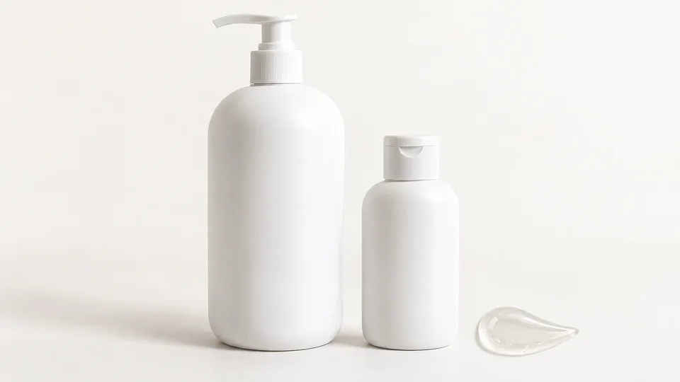 Unbranded packaging concept: Shampoo